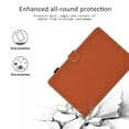 thumbnail image 4 of Allytech iPad 7th Generation Case iPad 10.2 inch Cover 2019 10.2" iPad Case, Brown Shockproof PU Leather Slim Stand Sleeve Card/Pencil Holder Folio Shell Auto Sleep/Wake Cover for Apple iPad 7,Brown, 4 of 8