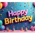 thumbnail image 4 of Birthday Party Backdrop Banner for Celebration Festive Background Decorations Colorful Happy Birthday Supplies Photography Props Event Decor, 4 of 4