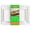 3, variant on 6-pack Serving Tray For Parties  Platter In 3 Sizes Entertaining Food Display Plastic Trays Cookies Stackable Rectangular Platters Family(white)