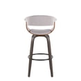 thumbnail image 5 of LumiSource Vintage Mod 30" Fixed-Height Barstool - Set of 2, 5 of 6