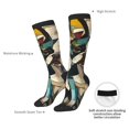 thumbnail image 4 of Naloa Colorful Bulldog Duo Knee Socks, High Socks Long Stretchy Sock Women Knee High Stocking, Long Socks for Women, 4 of 6