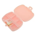 thumbnail image 6 of Unique Bargains 1 Pc Pill Case 6 Grid Portable Mini Pill Box Pink, 6 of 6