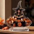 thumbnail image 7 of Diceymbol Pumpkin Wizard and Book Decoration, 7.87 in Flat Acrylic Desktop Decoration, 7 of 7
