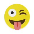 thumbnail image 3 of Emoji Happy Emoticons Stickers | 1" inch Round - 50 Pack, 6 Different Emojis | InStockLabels.com, 3 of 8