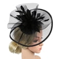 thumbnail image 4 of JINMGG Womens Plus Size Clearance $5 Fascinators Hats Pillbox Hat Cocktail Tea Party Headwear for Girls and Women, 4 of 7