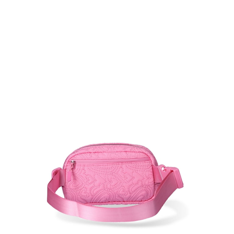 No Boundaries Women's Neoprene Fanny Pack, Pink 