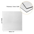 thumbnail image 2 of Uxcell 305mm x 305mm x 1.5mm Rectangle 6061 Aluminum Sheet Flat Metal Plate Stock, 2 of 5