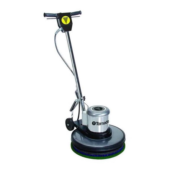 Tornado Floor Scrubber,Single,17 In,1.5HP,175rpm 97590
