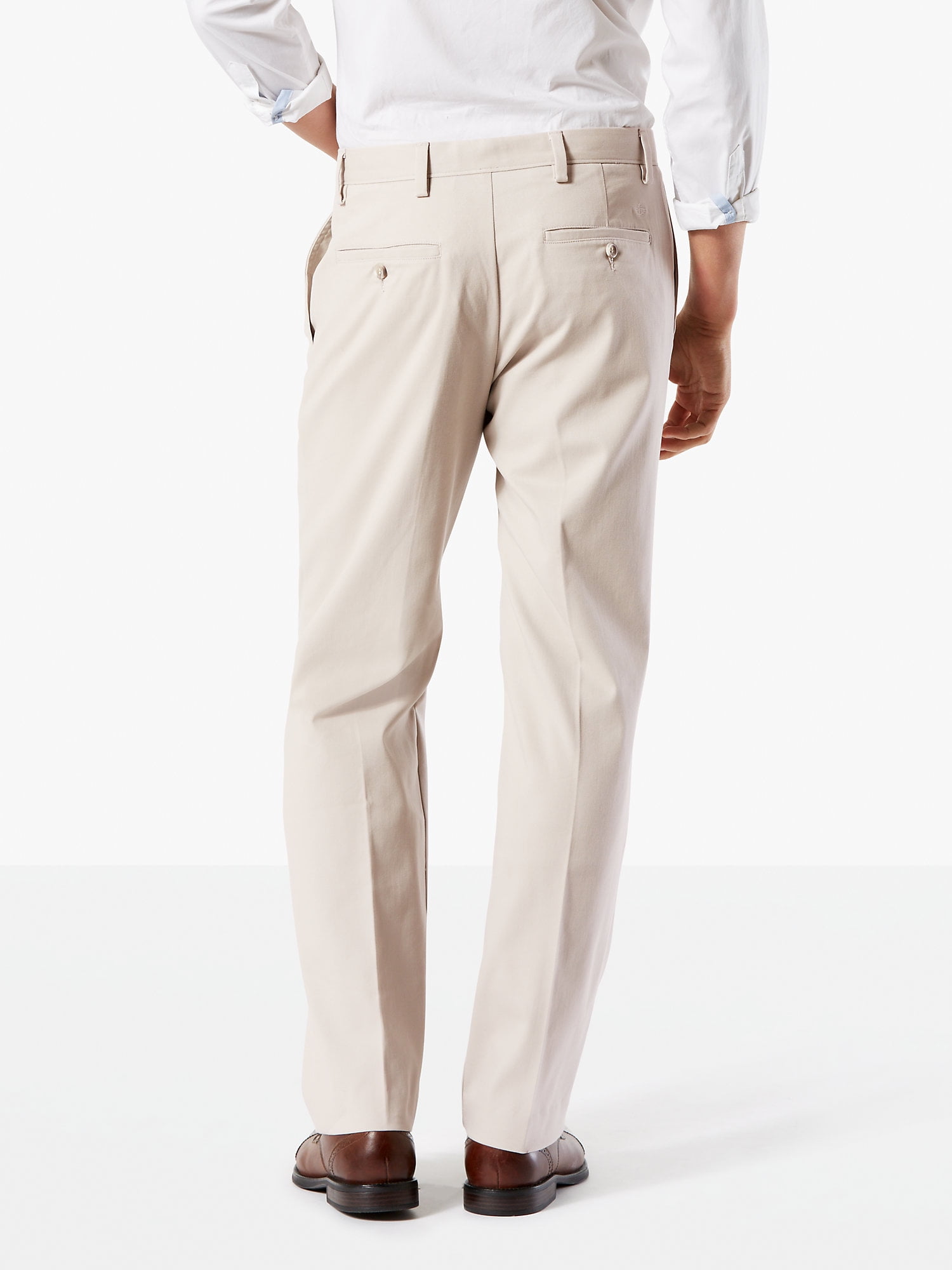 Dockers Men's Classic Pleated Easy Khaki with Stretch