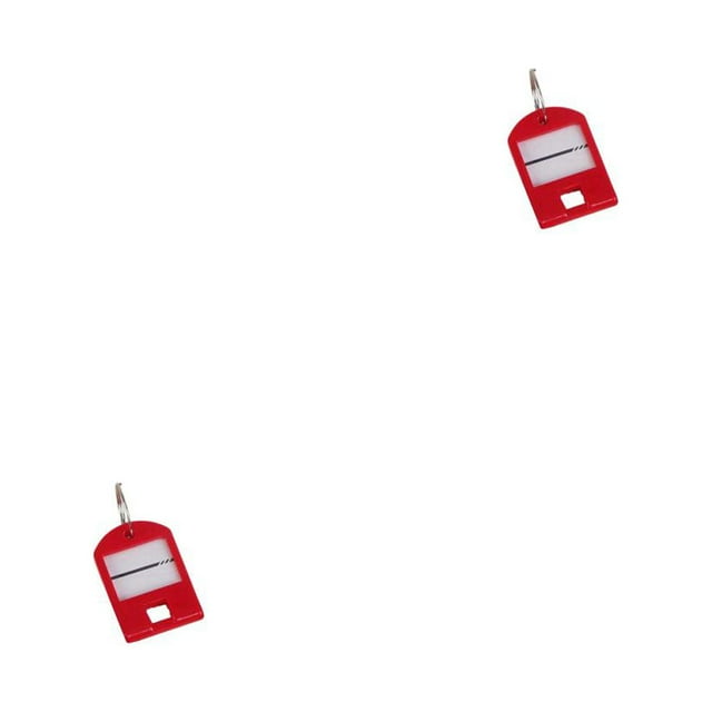 Destyer Suitcase Luggage ID Name Address Holder Baggage Tags Passports Card Key Ring Label Numbered Hanging Home Office Red 2Set