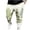 Green, variant on IROINNID Men's Pants Relaxed Cigarette Christmas Warm Trousers Print Elastic Waist Pants