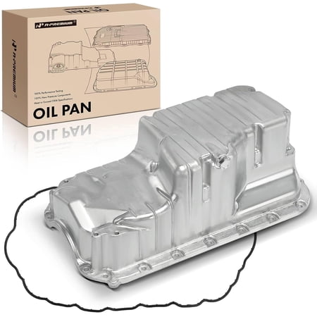 A-Premium Engine Oil Pan Sump with Drain Plug & Gasket Compatible with Honda Civic EX/GX/HX 1996-2000, Acura EL Base 1997-2000, L4 1.6L
