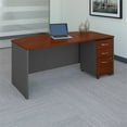 thumbnail image 2 of Series C 72"W Bow Front Desk with Mobile File in Hansen Cherry - Engineered Wood, 2 of 7