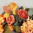 thumbnail image 4 of BUTASY Halloween Wreath for Front Door, Fall Artificial Flower Wreath for Halloween Indoor Decorations Centerpiece Party Holiday Wall Home Decor, 4 of 9