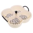 thumbnail image 4 of jojofuny Birthday Party Compartment Serving Tray With Lid Black Pattern 1Pcs 10.2X10.2X3.9In, 4 of 8