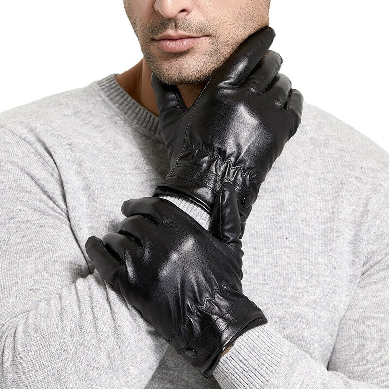 thermal leather gloves