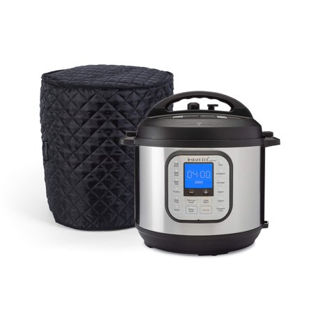 Covermates Keepsakes - Pressure Cooker Cover - Dust Protection - Stain Resistant - Washable - Appliance Cover, Black