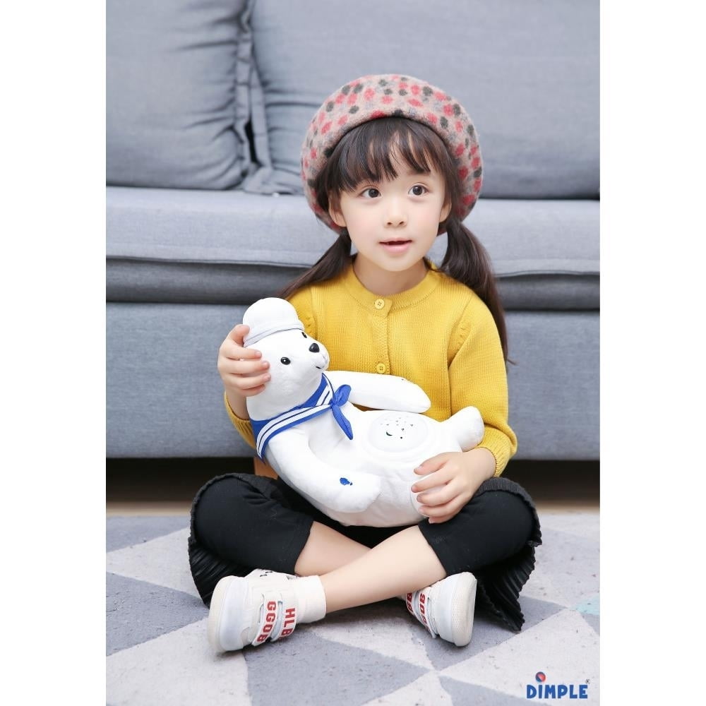 Dimple Barry Polar Bear Nightlight Soother Lullabies Nature Sounds Projector
