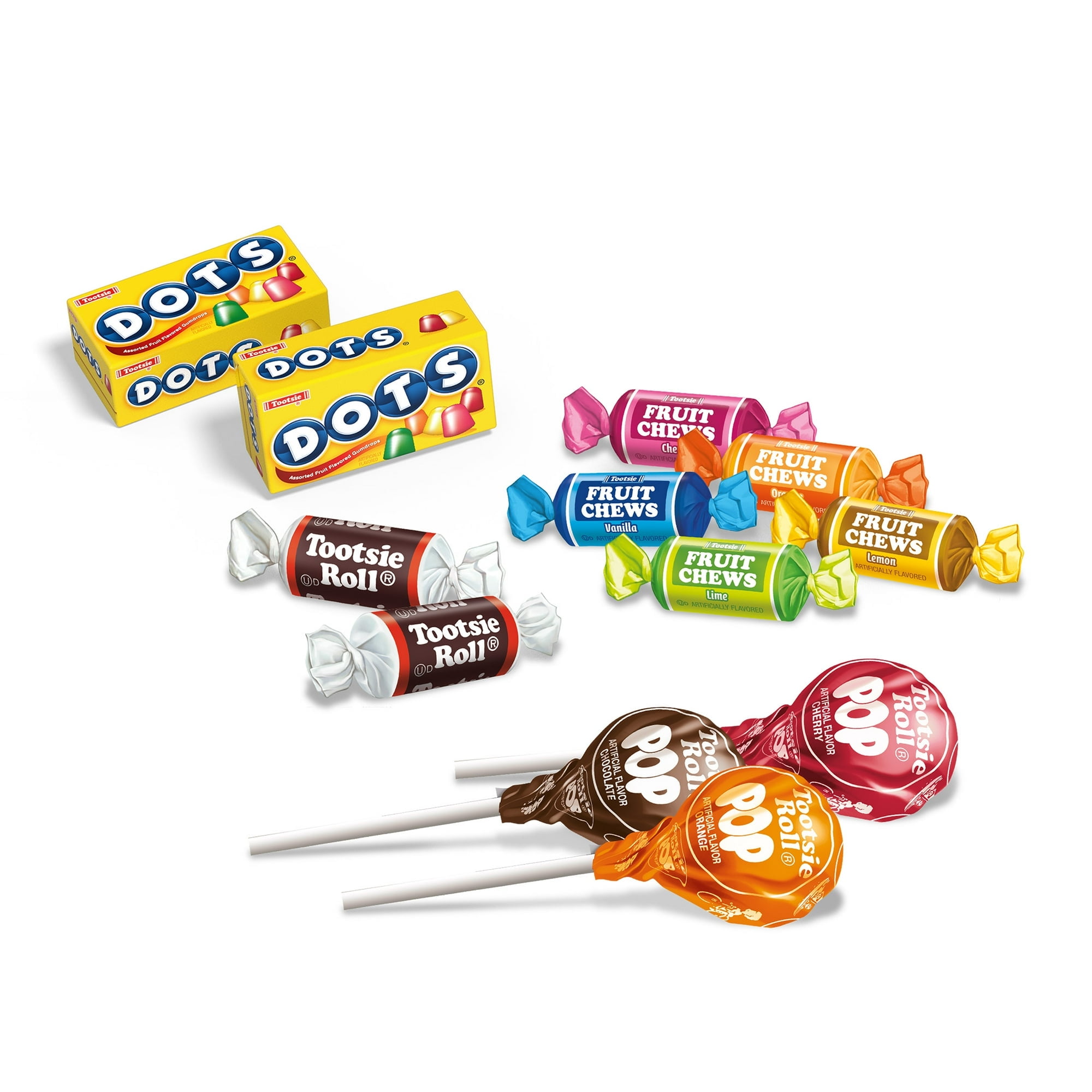 Tootsie Child's Play, Assorted Candy, 56 oz. Individually Wrapped, Peanut Free, Gluten Free, Contains Milk.
