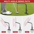 thumbnail image 3 of Orangide Golf Swing Trainer Red, Practice Training Equipment for Golf Swing Correction, Indoor Outdoor Use, Portable Adjustable Swing Aid for Beginners, 3 of 7