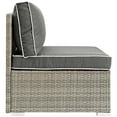 thumbnail image 3 of Modway Repose Outdoor Patio Armchair in Light Gray Charcoal, 3 of 4