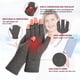thumbnail image 3 of 2 pares de guantes de compresión para artritis de mano, artritis reumatoide, osteoartritis y dolor del túnel carpiano para mujeres y hombres. Guantes de compresión sin dedos para el trabajo., 3 of 6