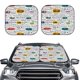 thumbnail image 2 of Balery Hello Parasol para parabrisas de coche de 2 piezas | Parasol plegable para parabrisas delantero de coche para la mayoría de sedanes-Medium, 2 of 6
