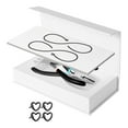 thumbnail image 1 of Kit de pulsera permanente, fabricación de pulseras para parejas, regalos informales, pulsera cerrada DIY para compromiso, Día de San Valentín, familia 1 par negro, 1 of 8