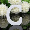 thumbnail image 3 of Fridja Wood Wooden Letters White Alphabet Wedding Birthday Party Home Decorations C, 3 of 3