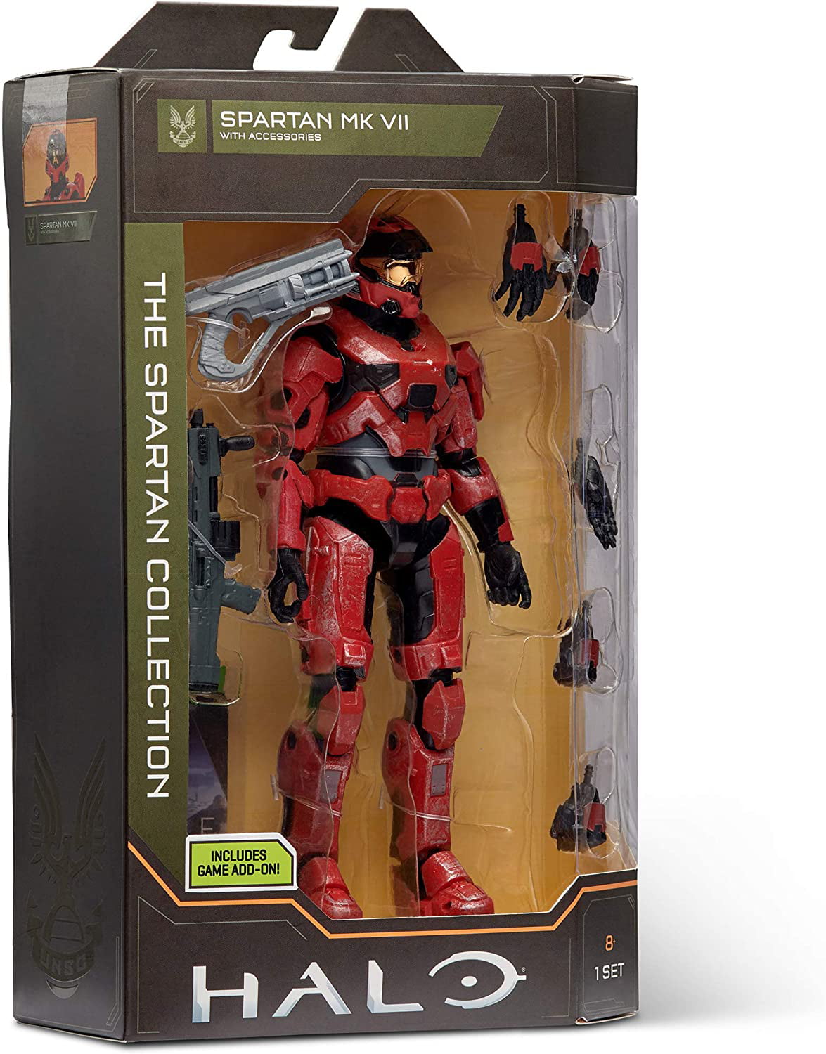 Halo The Spartan Collection MK VII Mark 7 Game Add-on Jazwares in Hand for sale online 