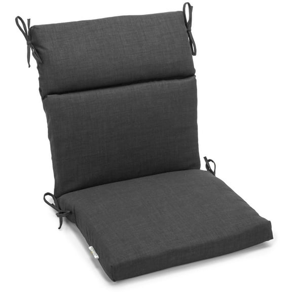 Blazing Needles 20-inch by 42-inch Spun Polyester Solid Outdoor Squared Seat/ Back Chair Cushion