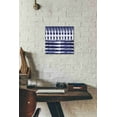 thumbnail image 3 of Epic Graffiti 'Blue Shibori A' by Linda Woods, Canvas Wall Art, 12"x12", 3 of 3
