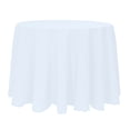 thumbnail image 1 of Ultimate Textile 102-Inch Round Polyester Linen Tablecloth Ice Blue, 1 of 4