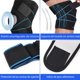 thumbnail image 4 of Rodilleras ortopédicas con compresión elástica ajustable y estabilizador. Protegen menisco y ligamentos. Ideales para gym, running, pesas y entrenamiento deportivo. Cómodas y resistentes., 4 of 7