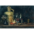 thumbnail image 2 of Alois Hänisch 24x17 Black Ornate Framed Double Matted Museum Art Print Titled: Still Life (1914), 2 of 5