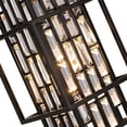 thumbnail image 6 of 15in Outdoor Pendant Light Fixture Ceiling Crystal Hanging Lantern For Porch, 6 of 10