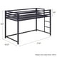 DHP Mabel Metal Loft Bed Space-Saving, Twin, Blue - Walmart.com