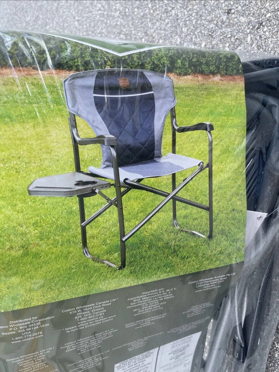 Timber Ridge Director's Chair with Side Table 2 Pack