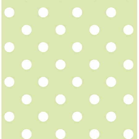 - NuWallpaper Green Dottie Peel & Stick Wallpaper