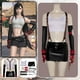 thumbnail image 2 of Disfraz de Tifa Lockhart para mujer, disfraz de Final Fantasy 7, falda, guantes, trajes de fantasía, ropa para fiesta de carnaval y Halloween, 2 of 5