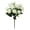 White, variant on Artificial Flowers Lavender Artificial Camellia Rose Bush 10 Heads 5 Branches, Faux Silk Flowers forHome Wedding Vase Decor, Realistic Floral Stem Fake Flowers
