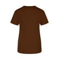 thumbnail image 4 of MedPro, Women's, Solid Medical Scrub Set V-Neck Top and Cargo Pants, Brown, 3XL, 4 of 6