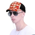 thumbnail image 4 of Lsque Tomatoes And Chili Printed Trucker Hat - Baseball Cap for Men Women - Breathable Mesh Side, Adjustable Fit - for Casual Wear, 4 of 7