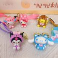thumbnail image 4 of LLavero de silicona de Anime Sanrio, colgante de Hello Kitty, My Melody, Pompón, Purin, Cinnamoroll, Kuromi, adornos para parejas, 4 of 4