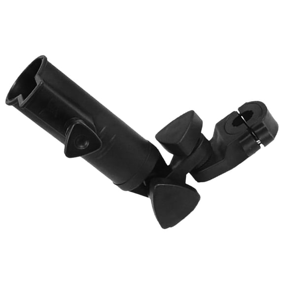 OUNONA Black Golf Cart Umbrella Holder with Adjustable Angle, Outdoor Stand for Golf Carts and Daily Use