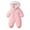 Pink, variant on LIJCC Toddler Snowsuit Kids Baby Boys Girls Waterproof Windproof Snow Suits Winter Clothes Faux fur Hooded Jumpsuit Outdoor Down Romper Coat Outwear