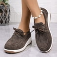 thumbnail image 4 of Dakaela Espadrilles en Toile à Plateforme pour Femmes, Décontractées, à Lacets, Tennis, Course, Classiques, Marche, Plates, 4 of 7