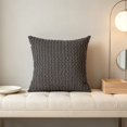 thumbnail image 2 of Pillow Covers 18x18,Throw Pillow Covers,Corduroy Throw Pillow Covers,Soft Breathable Solid Color Pillow Shams with Hidden Zipper Washable Decorative Pillowcase for Home Sofa Bedroom(Gray 18*18in), 2 of 6