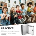 thumbnail image 6 of CIMAXIC Wall Mail Organizer Aluminum Alloy Letter Box Secure Lockable Mail Storage Box for Workplace, 6 of 6