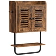 thumbnail image 1 of Armario de pared para baño HOOBRO con doble puerta Medicine Rustic Br, 1 of 6